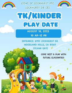 TK/K play date
